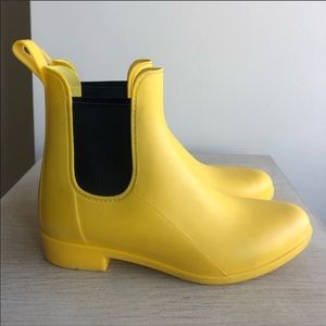 J Crew Yellow Boots